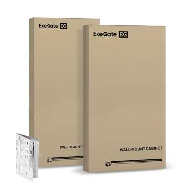 телекоммуникационный шкаф ExeGate EC-WM-18U.450.M.BLACK EX300260RUS