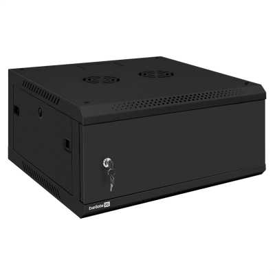 телекоммуникационный шкаф ExeGate EC-WM-4U.600.M.BLACK EX300264RUS