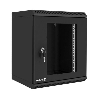 телекоммуникационный шкаф ExeGate EC-WM-9U.280.G.BLACK EX298626RUS