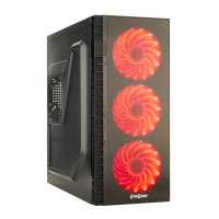 корпус Exegate EVO-7215 Black-Red Light 700W