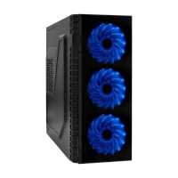 корпус Exegate EVO-7216 Black-Blue Light без БП
