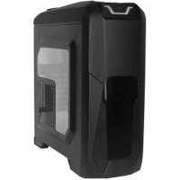корпус Exegate EVO-8201 Black-Blue Light 600W