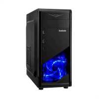 корпус Exegate EVO-8205 Black-Blue Light 600W