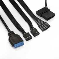 корпус ExeGate EVO-9201 Black-RGB Light без БП