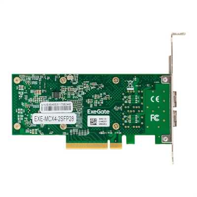 сетевая карта ExeGate EXE-MCX4-2SFP28 EX299018RUS