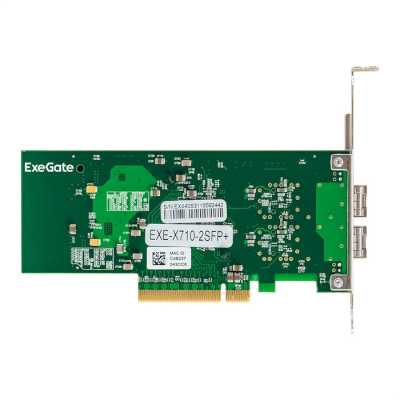 сетевая карта ExeGate EXE-X710-2SFP+ EX299015RUS