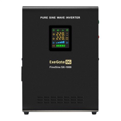 ИБП ExeGate FineSine SX-1000.LCD.AVR.2SH EX296540RUS