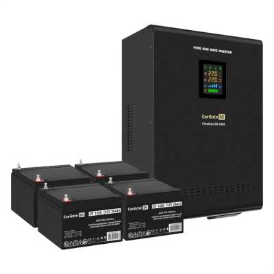 ИБП ExeGate FineSine SX-3000.LCD.AVR.2SH.T EX296631RUS