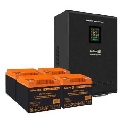 ИБП ExeGate FineSine SX-3000.LCD.AVR.2SH.T EX296636RUS