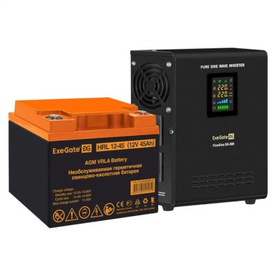 ИБП ExeGate FineSine SX-500.LCD.AVR.2SH EX296499RUS