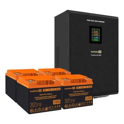 ИБП ExeGate FineSine SX-5000.LCD.AVR.2SH.T EX296660RUS