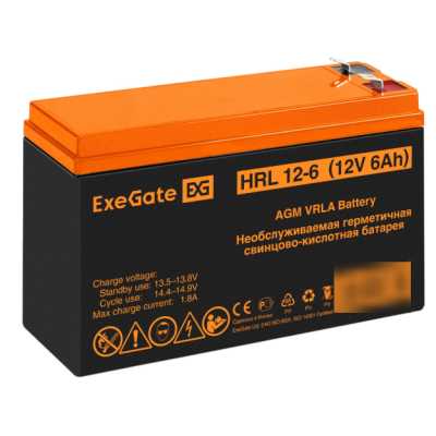 батарея для UPS Exegate HRL 12-6 EX297554RUS
