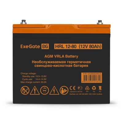 батарея для UPS Exegate HRL 12-80