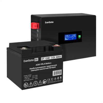 ИБП ExeGate IdealSine SR-1000.LCD.2SH EX297407RUS