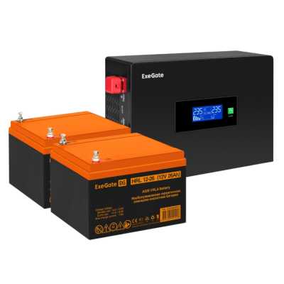 комплект ИБП ExeGate IdealSine SR-1500.LCD.2SH EX297427RUS