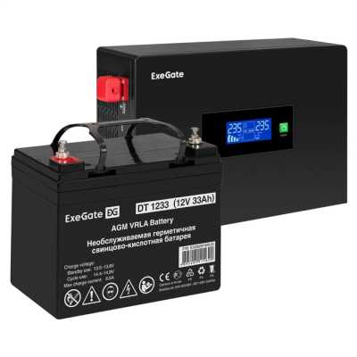 ИБП ExeGate IdealSine SR-600.LCD.2SH EX297382RUS