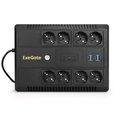 ИБП Exegate Neo NNB-650.LED.AVR.8SH.CH