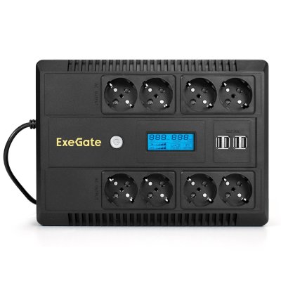 ИБП Exegate Neo Smart LHB-850.LCD.AVR.8SH.CH.RJ.USB