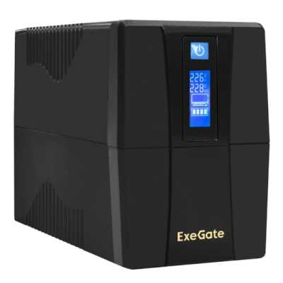 ИБП ExeGate Power Smart ULB-600.LCD.AVR.4C13.RJ.USB