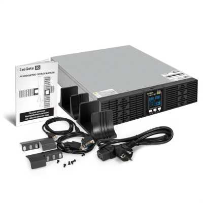 ExeGate PowerExpert ULS-3000.LCD.AVR.6C13.USB.RS232.SNMP.BC.2U EX297668RUS