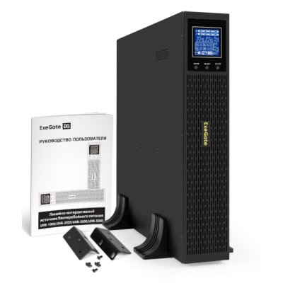 ExeGate SinePower UHB-3000.LCD.AVR.8C13.RJ.USB.BC.2U EX299039RUS