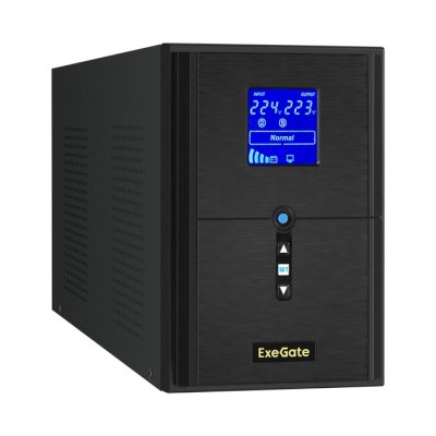 ИБП Exegate SineTower SN-2000.LCD.AVR.3SH.1C13.RJ.USB
