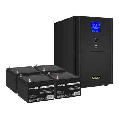 ИБП ExeGate SineTower SZ-5000.LCD.AVR.2SH.1C13.T.RJ.USB EX296881RUS