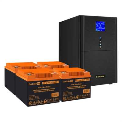 ИБП ExeGate SineTower SZ-5000.LCD.AVR.2SH.1C13.T.RJ.USB EX296886RUS