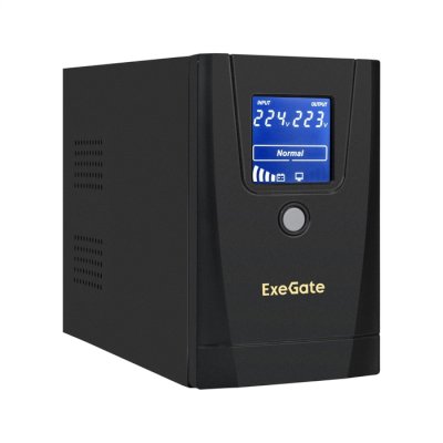 ИБП Exegate SpecialPro Smart LLB-1000.LCD.AVR.1SH.2C13.RJ.USB