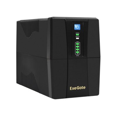 ИБП Exegate SpecialPro UNB-800.LED.AVR.2SH.RJ.USB