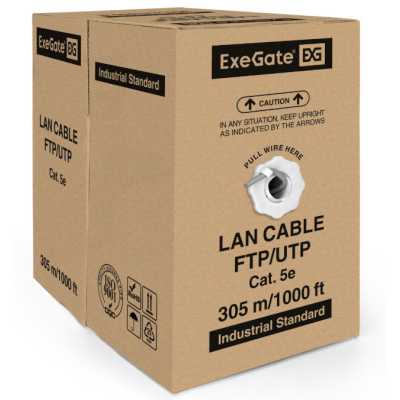 ExeGate UTP4-C5e-CCA-S26-IN-PVC-GY-305 EX261518RUS