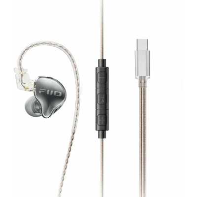 гарнитура Fiio JD10 Type C Transparent Black