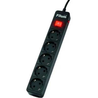 сетевой фильтр Filum FL-SP5-1.8M-BL