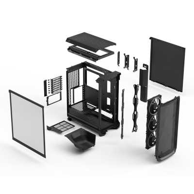 Fractal Design Meshify 3 RGB TG Light Tint Black FD-C-MES3A-06