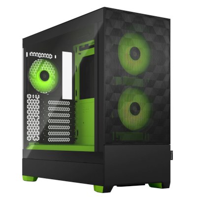 корпус Fractal Design Pop Air RGB Green Core TG Clear Tint FD-C-POR1A-04