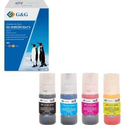 чернила G&G GG-101BKCMY-45ML*4