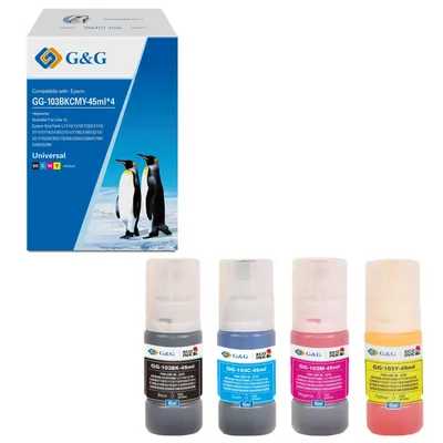 чернила G&G GG-103BKCMY-45ML*4