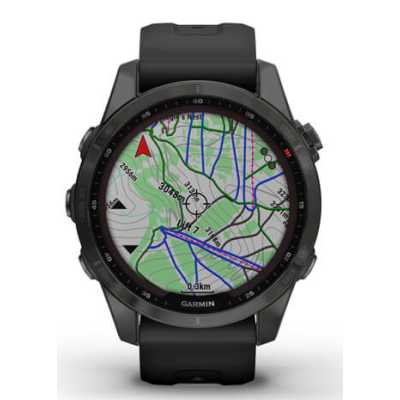 смарт часы Garmin Fenix 7S Sapphire Solar 010-02539-25