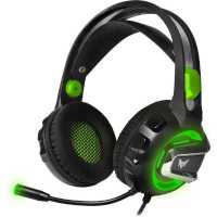 гарнитура Crown CMGH-3102 Black-Green