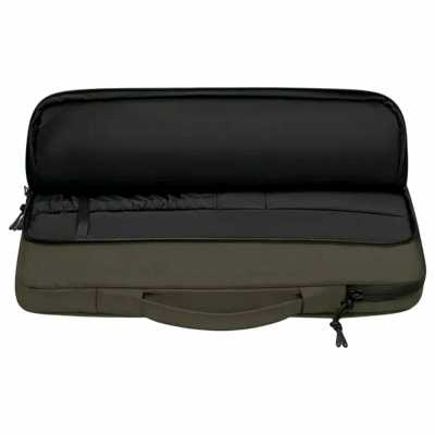 Gaston Luga Dash Cushioned Briefcase Olive DSCBC16OL