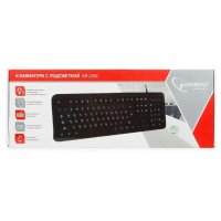 клавиатура Gembird KB-200L Black USB
