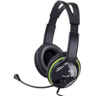 Genius HS-400A Single Black-Green