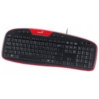 клавиатура Genius KB-M205 Black/Red PS/2