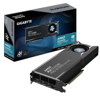 видеокарта GigaByte AMD Radeon Pro W7900 Dual Slot AI TOP 48Gb