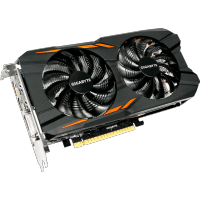 видеокарта GigaByte nVidia GeForce GTX 1050 2Gb GV-N1050WF2-2GD