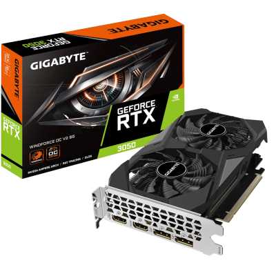 видеокарта GigaByte nVidia GeForce RTX 3050 6Gb GV-N3050WF2OCV2-6GD