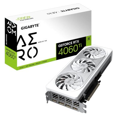 GigaByte nVidia GeForce RTX 4060 Ti 16Gb GV-N406TAERO OC-16GD