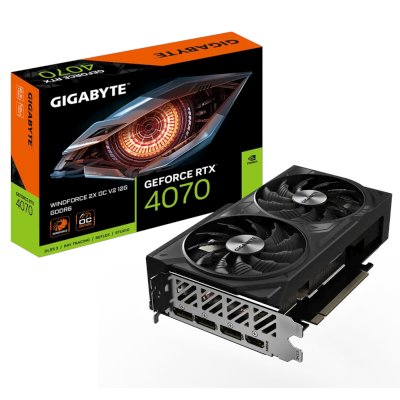 GigaByte nVidia GeForce RTX 4070 12Gb GV-N4070WF2OCV2-12GD