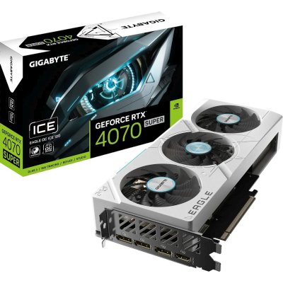 видеокарта GigaByte nVidia GeForce RTX 4070 Super 12Gb GV-N407SEAGLEOC ICE-12GD