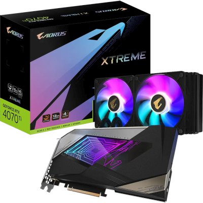 GigaByte nVidia GeForce RTX 4070 Ti 12Gb GV-N407TAORUSX W-12G